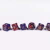 Celestial Sorceror Poly-Dice Set containing seven different dice: a D20, D100, D12, D10, D8, D6 and a D4